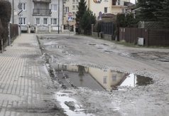 Budowa ulicy Mokrej i Błękitnej w Karwi