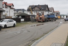 Budowa ulicy Mokrej i Błękitnej w Karwi
