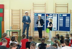 Spotkanie Burmistrza z uczniami Szkoły Podstawowej nr 2 we Władysławowie