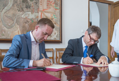 List intencyjny o współpracy z ASP podpisany (fot. Bartosz Żukowski, ASP)