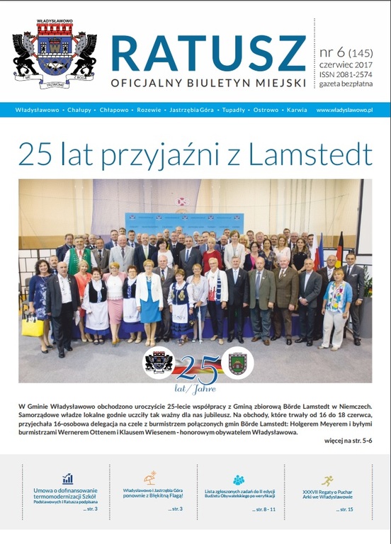 Okładka czerwcowego numeru biuletynu Ratusz