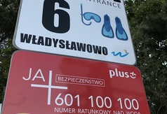 Nowe oznakowanie wejść na plażę w Gminie Władysławowo