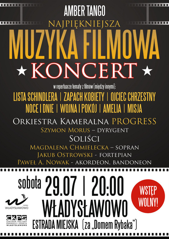 Amber Tango: najpiękniejsza muzyka filmowa, Władysławowo 29 lipca 2017