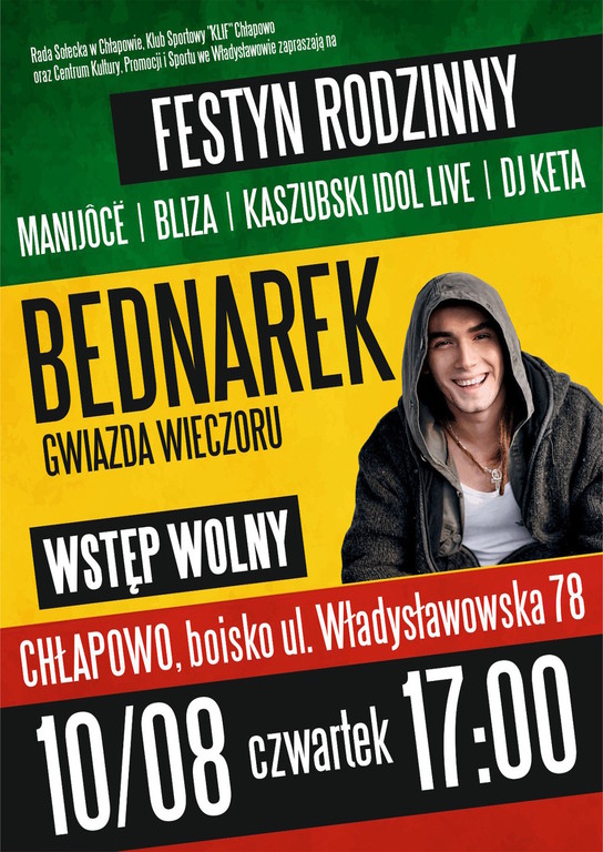 Festyn Rodzinny w Chłapowie - Kamil Bednarek (koncert)