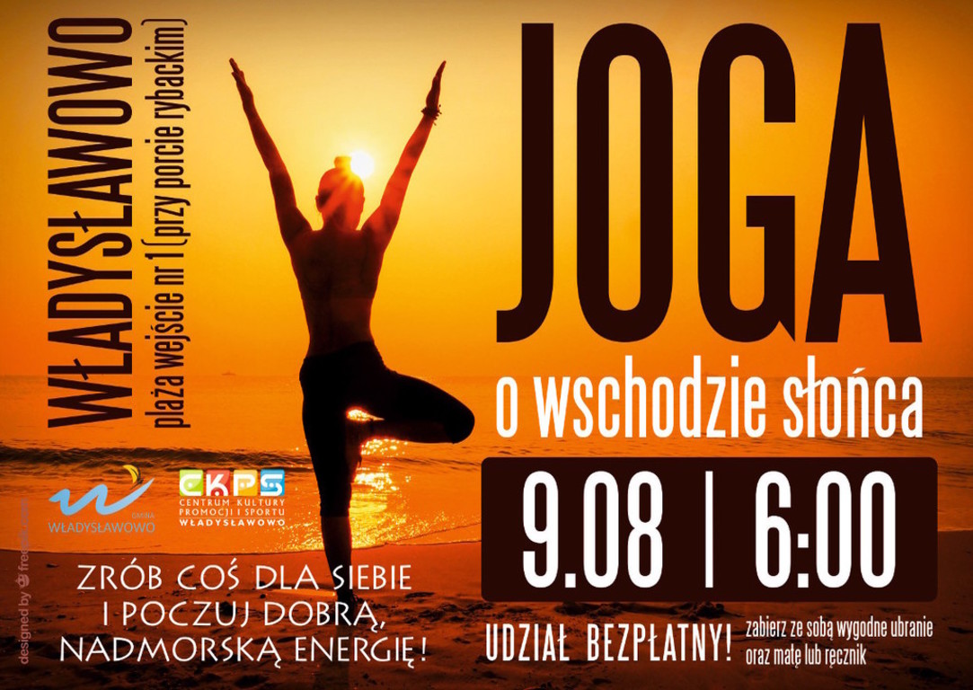 Joga o wschodzie słońca we Władysławowie