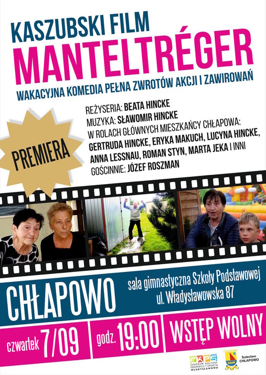 Premiera kaszubskiego filmu Manteltreger