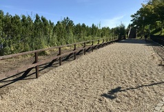 Przejście pomiędzy ul. Bałtycką a Promenadą Światowida wzdłuż korony klifu w Jastrzębiej Górze