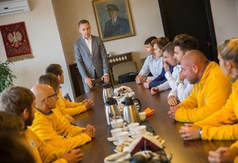 Burmistrz podziękował ratownikom za ich pracę