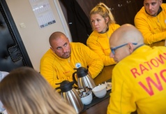 Burmistrz podziękował ratownikom za ich pracę