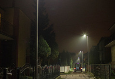 Oświetlenie typu LED na łączniku przy ul. Fl. Ceynowy we Władysławowie