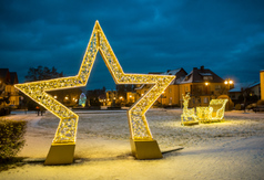 Nowe iluminacje świąteczne ozdobiły Gminę Władysławowo