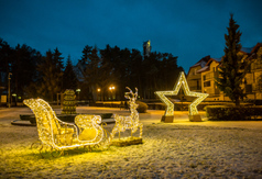 Nowe iluminacje świąteczne ozdobiły Gminę Władysławowo