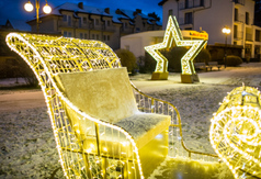 Nowe iluminacje świąteczne ozdobiły Gminę Władysławowo