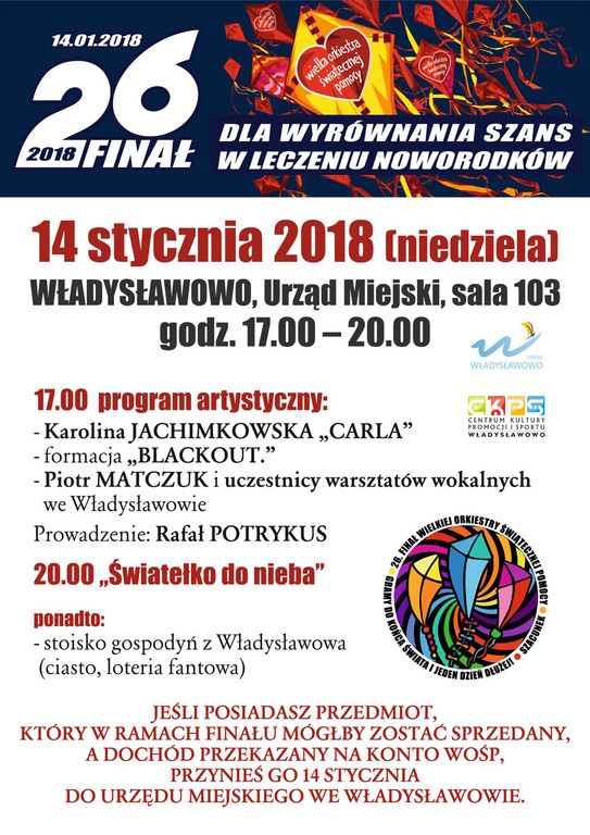 26. Finał WOŚP we Władysławowie
