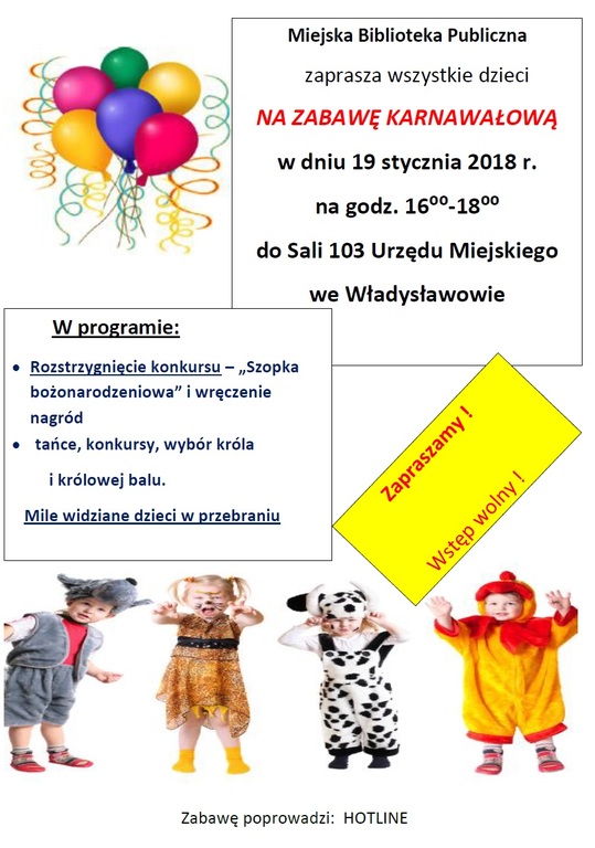 Zabawa karnawałowa