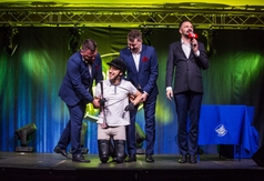Kabaret Młodych Panów rozbawił mieszkanki Gminy Władysławowo do łez