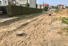 Ulica Floriana Ceynowy w przebudowie