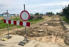 Ulica Floriana Ceynowy w przebudowie