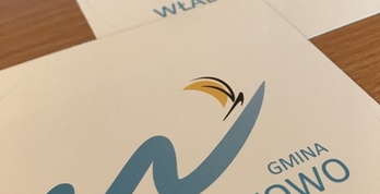 Naklejki z logo Gminy Władysławowo