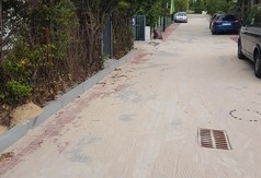 Ulica Górna w Jastrzębiej Górze wybudowana
