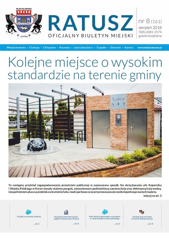Ratusz - sierpień 2018 - okładka