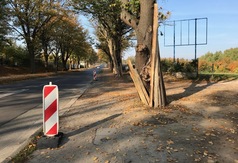 Budowa ścieżki rowerowej Władysławowo-Jastrzębia Góra (18 października 2018)