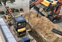 Budowa przyłącza wraz z węzłem ciepłowniczym przy Domu Rybaka