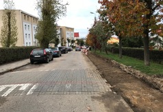 Nowy chodnik przy ulicy Abrahama we Władysławowie