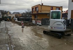 Trwa budowa ul. Długiej we Władysławowie (fot. Konrad Kędzior)