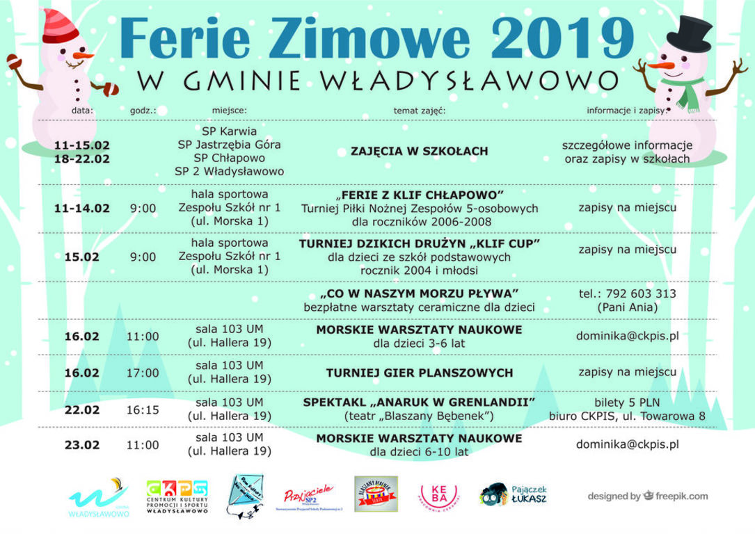Ferie Zimowe 2019