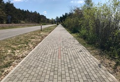 Budowa ścieżki rowerowej w Chałupach na finiszu