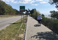 Budowa ścieżki rowerowej w Chałupach na finiszu