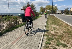 Budowa ścieżki rowerowej w Chałupach na finiszu