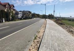 Budowa ścieżki rowerowej w Chałupach na finiszu