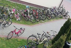 Rowerowy Maj nabiera tempa (źródło: SP Karwia)