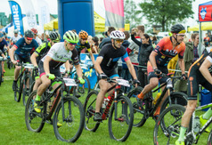 Widowiskowe zawody MTB w Chłapowie