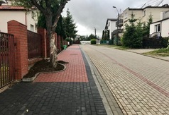 Przy ulicy Geodetów wybudowano chodnik