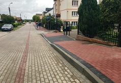 Przy ulicy Geodetów wybudowano chodnik