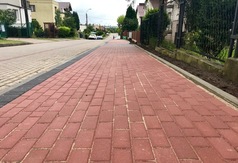 Przy ulicy Geodetów wybudowano chodnik