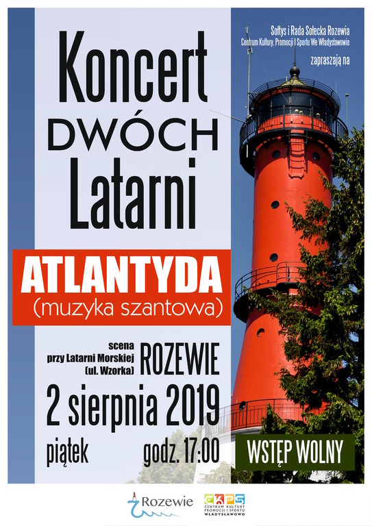 Koncert Dwóch Latarni, Rozewie 2019 - zespół Atlantyda