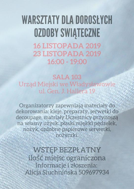 warsztaty decoupage