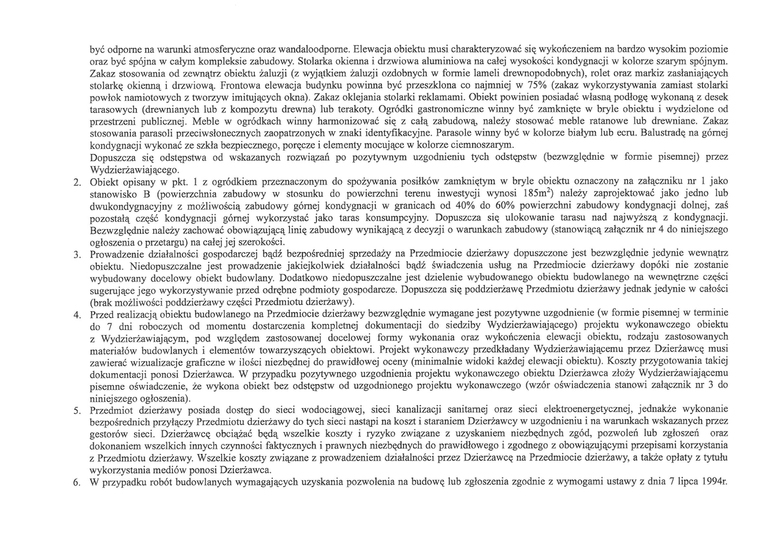 Ogłoszenie o przetargu na dzierżawę nieruchcomości przy ul. Hryniewieckiego 3