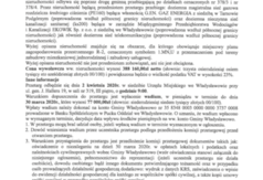 Ogłoszenia o przetargu na sprzedaż nieruchomości położonej w Rozewiu przy ul. Rozewskiej, a stanowią