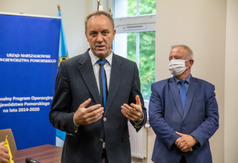 Podpisanie aneksu do umowy „Poprawa efektywności
odprowadzania wód opadowych poprzez budowę systemów