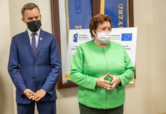 Podpisanie aneksu do umowy „Poprawa efektywności
odprowadzania wód opadowych poprzez budowę systemów