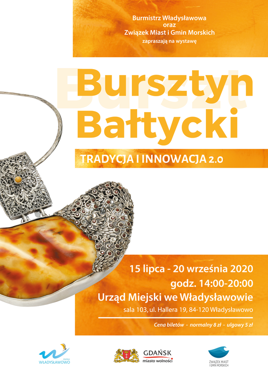 wystwa bursztyn baltycki ratusz - plakat