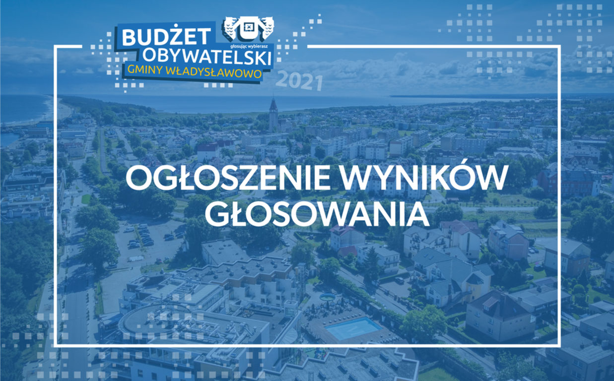 Ogłoszenie wyników głosowania - baner