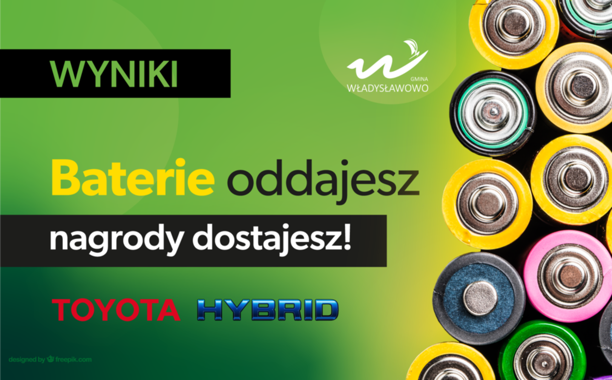 Wyniki konkursu Baterie oddajesz-nagrody dostajesz