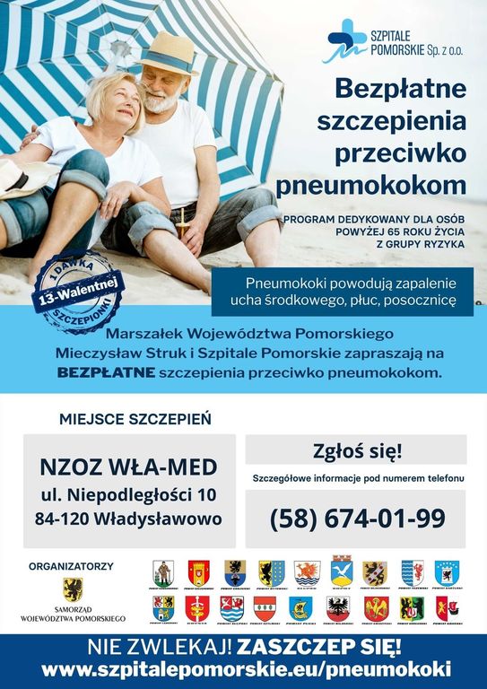 Regionalny Program Polityki Zdrowotnej – szczepienia przeciw pneumokokom dla osób 65+ z grupy ryzyka