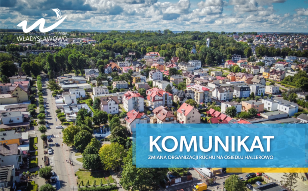 komunikat zmiana organizacji ruchu - baner